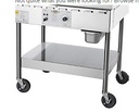 Accutemp EGF2083A2450-T1 Accu-Steam™ Griddle, countertop , electric, 24" x 30" griddle area w/ Stand