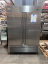 Serv-Ware RR-2 Serv-Ware Reach-In Refrigerator, two section, 54"W x 33"D, Bottom mounted
