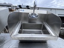 Johnson Rose  13 x 15 hand sink with faucets and side splashes
