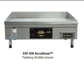 Accutemp EGF2083A2450-T1 Accu-Steam™ Griddle, countertop , electric, 24" x 30" griddle area w/ Stand