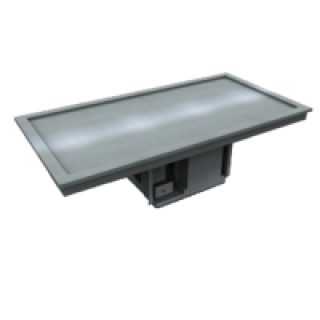 DELFIELD N8258-STP 58", Three Pan, Drop-In Frost Top.