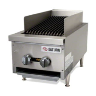 Saturn SCB12-HD 12" Natural Gas Heavy Duty Charbroiler