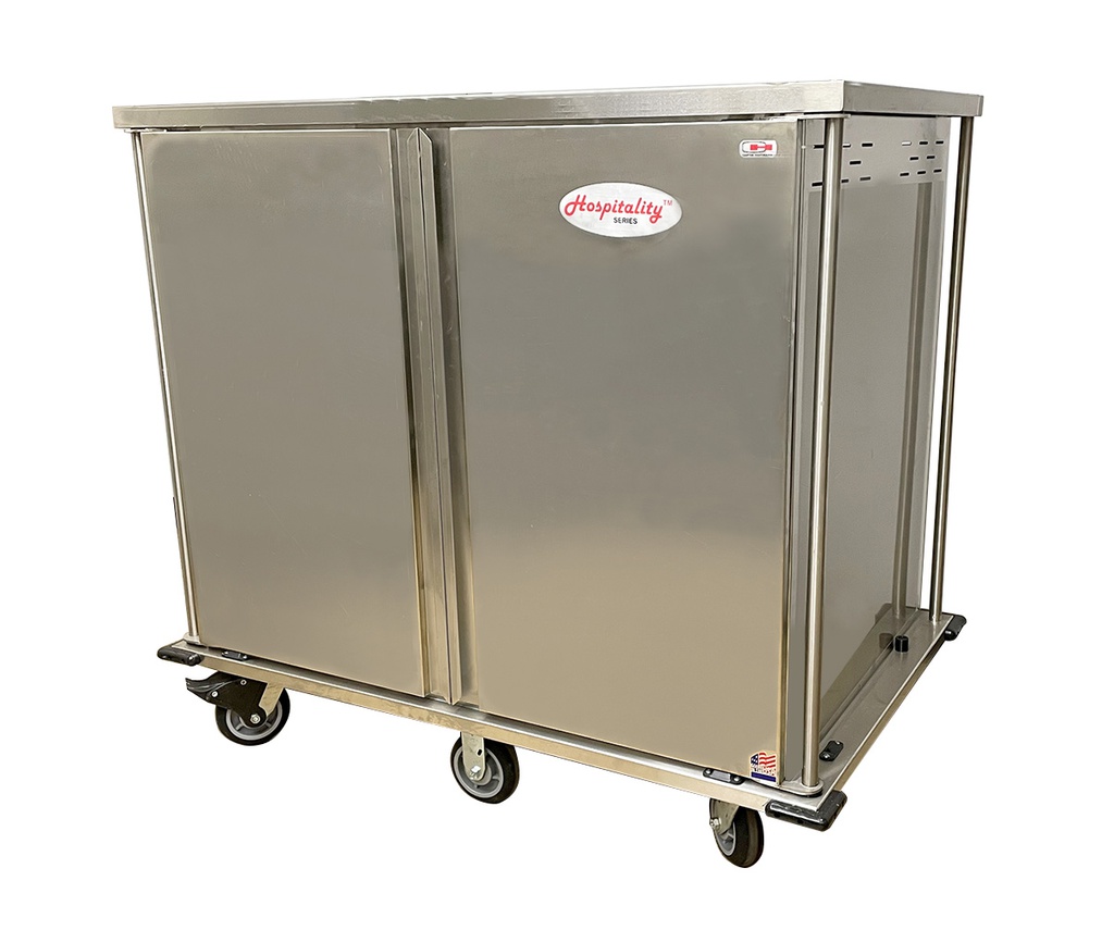Carter-Hoffmann Ambient Patient Tray Delivery Cart CHTQ2T2D24 24 Tray Capacity, 8 Available