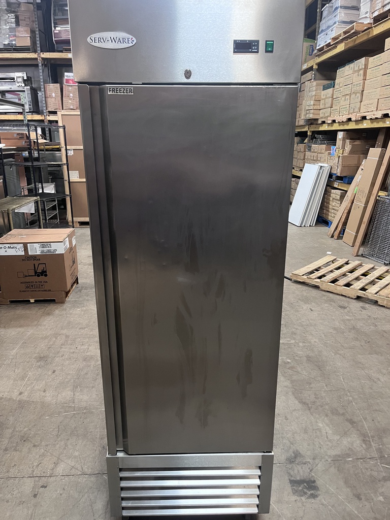 Serv-Ware RF-1 Reach-In Freezer, one-section, 27"W x 33"D x 82.3"H