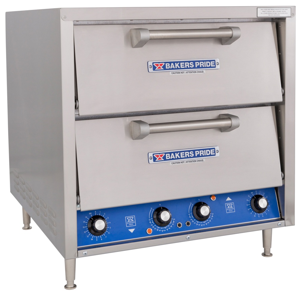 BAKERS PRIDE DP2-BL Countertop Deck Oven - Brick Lined, 208v, 1ph, 5050W, Infinite Control