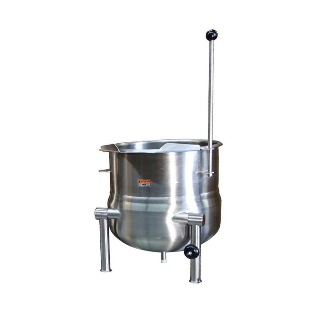 CROWN DC-12 Direct Steam 12 Gallon Counter Tilting Kettle