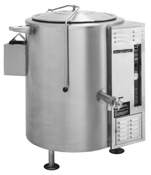 PROMOTION - CROWN GL-80E Stationary Gas Kettle 80 Gallon