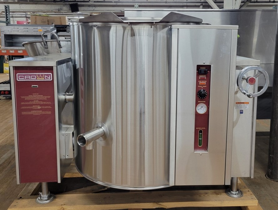 CROWN GLT-60 Tilting Kettle - 60 Gallon - Natural Gas