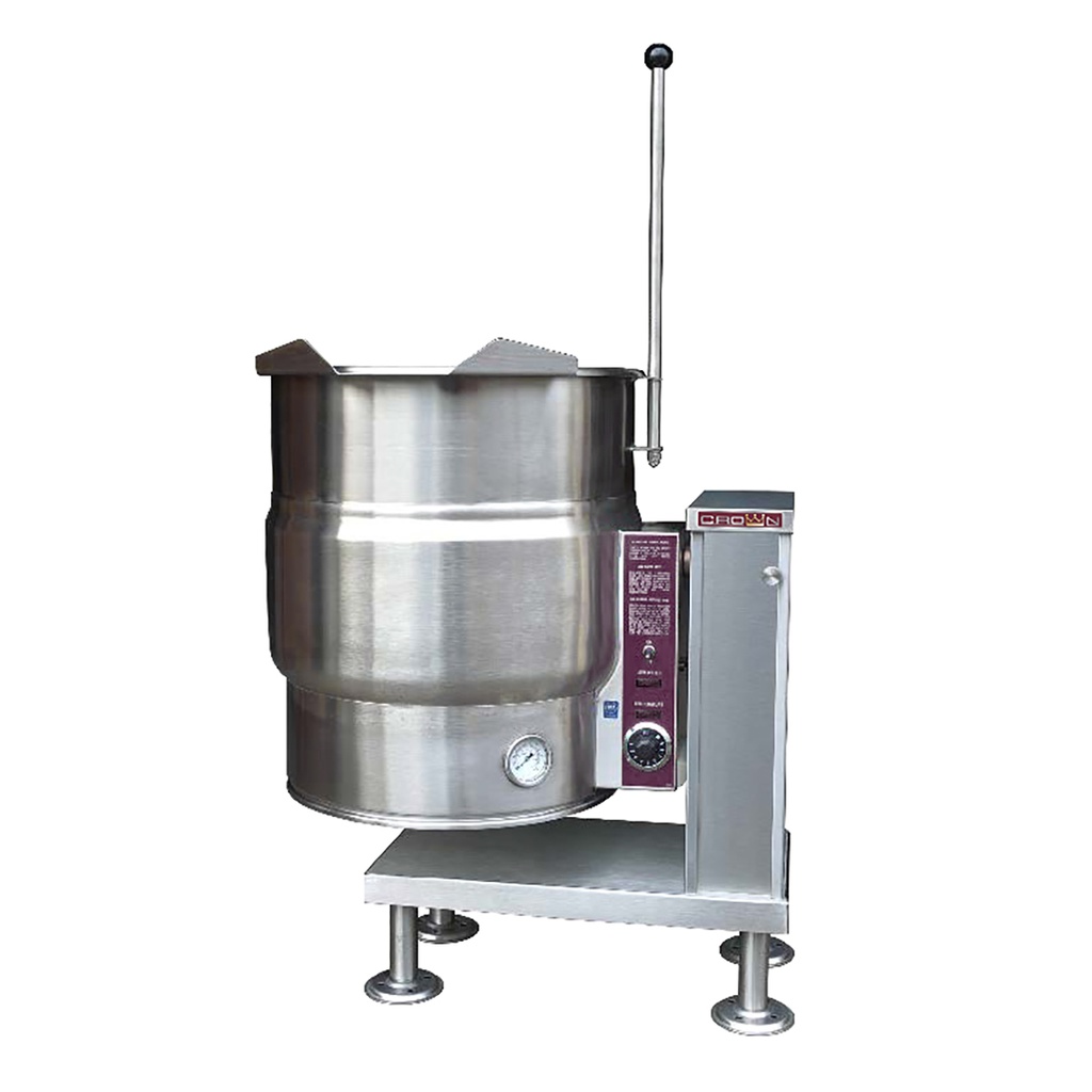 CROWN EC-20T Self-Generating Electric Counter Tilting Kettle
